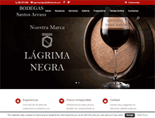 Tablet Screenshot of lagrima-negra.com